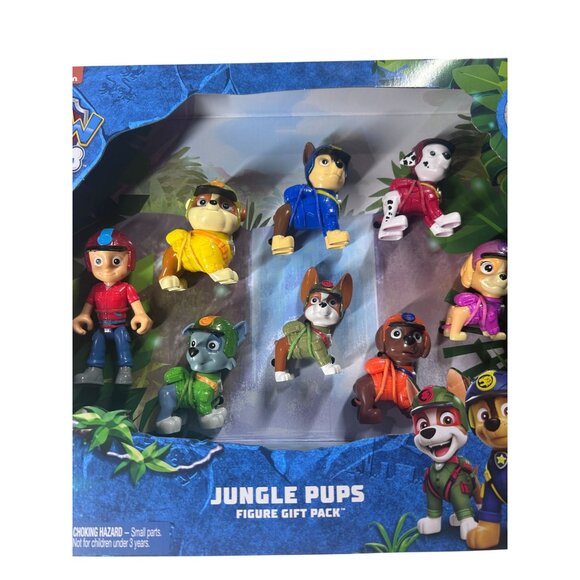 Paw Patrol Jungle Pups 8 Piece Figures Gift Pack‎ NEW - Picture 3 of 9